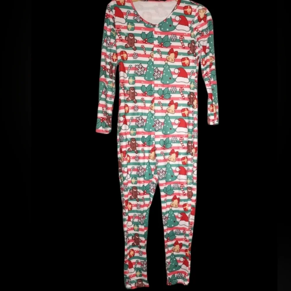 Women holiday Onesie Jumpsuit, with all over print